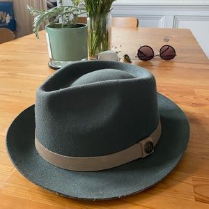 Goorin Bros. Green Wool Fedora Large